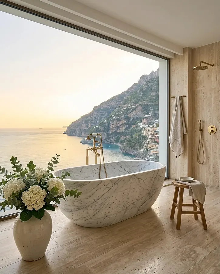 Bathroom of the Panorama Suite
