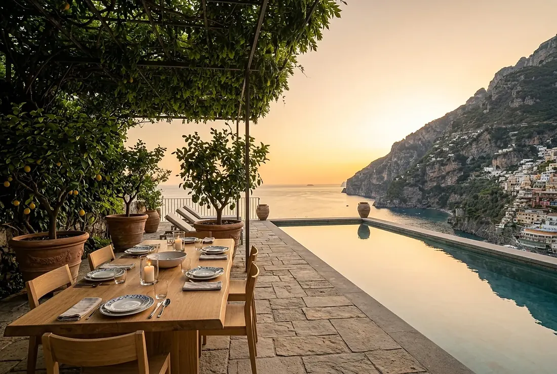 View from the Villa Marivento